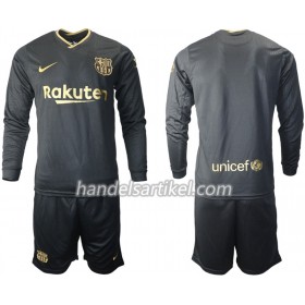 FC Barcelona Kinder Auswärts Trikotsatz 2020/21 Langarm (+ Kurze Hosen)